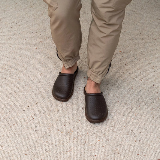 DrLuigi® Men's Orthopedic Slippers - Comfortable Medical Footwear White Leather drluigi