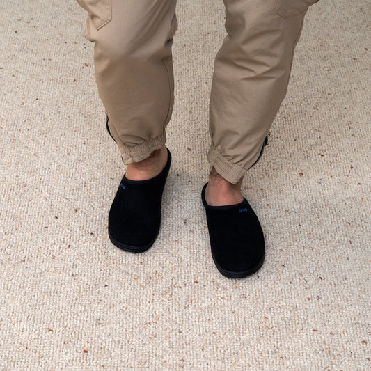 DRLUIGI MEDICAL FOOTWEAR FOR MEN PU-01-01-TF - BLACK