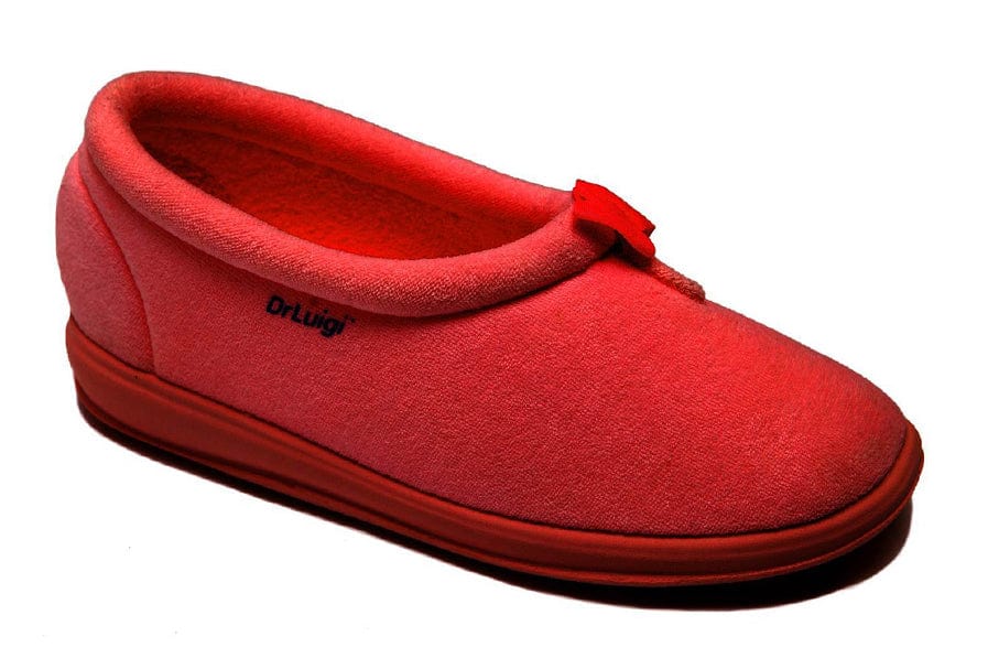 DRLUIGI COZY AND WARM MEDICAL FOOTWEAR FOR WOMEN PU-01-02-TP - RED