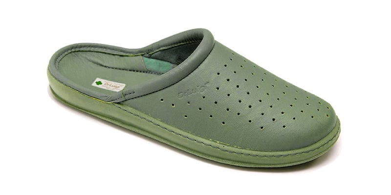 DRLUIGI MEDICAL LEATHER FOOTWEAR FOR MEN PU-01-11-KS - GREEN