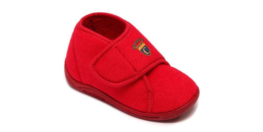 DRLUIGI MEDICAL FOOTWEAR FOR CHILDREN – VELCRO PU-04-02-TP - RED
