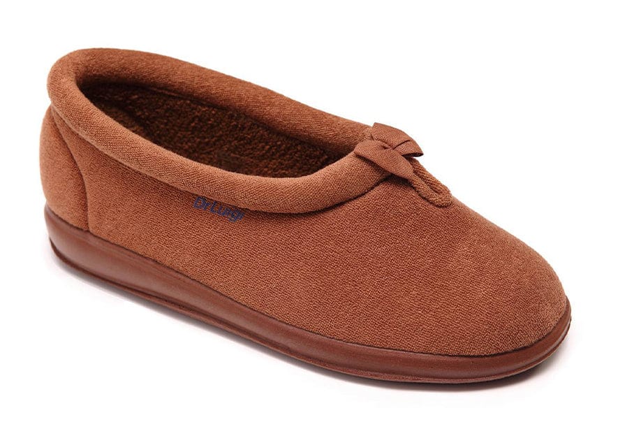 DRLUIGI COZY AND WARM MEDICAL FOOTWEAR FOR WOMEN PU-01-02-TP - BROWN
