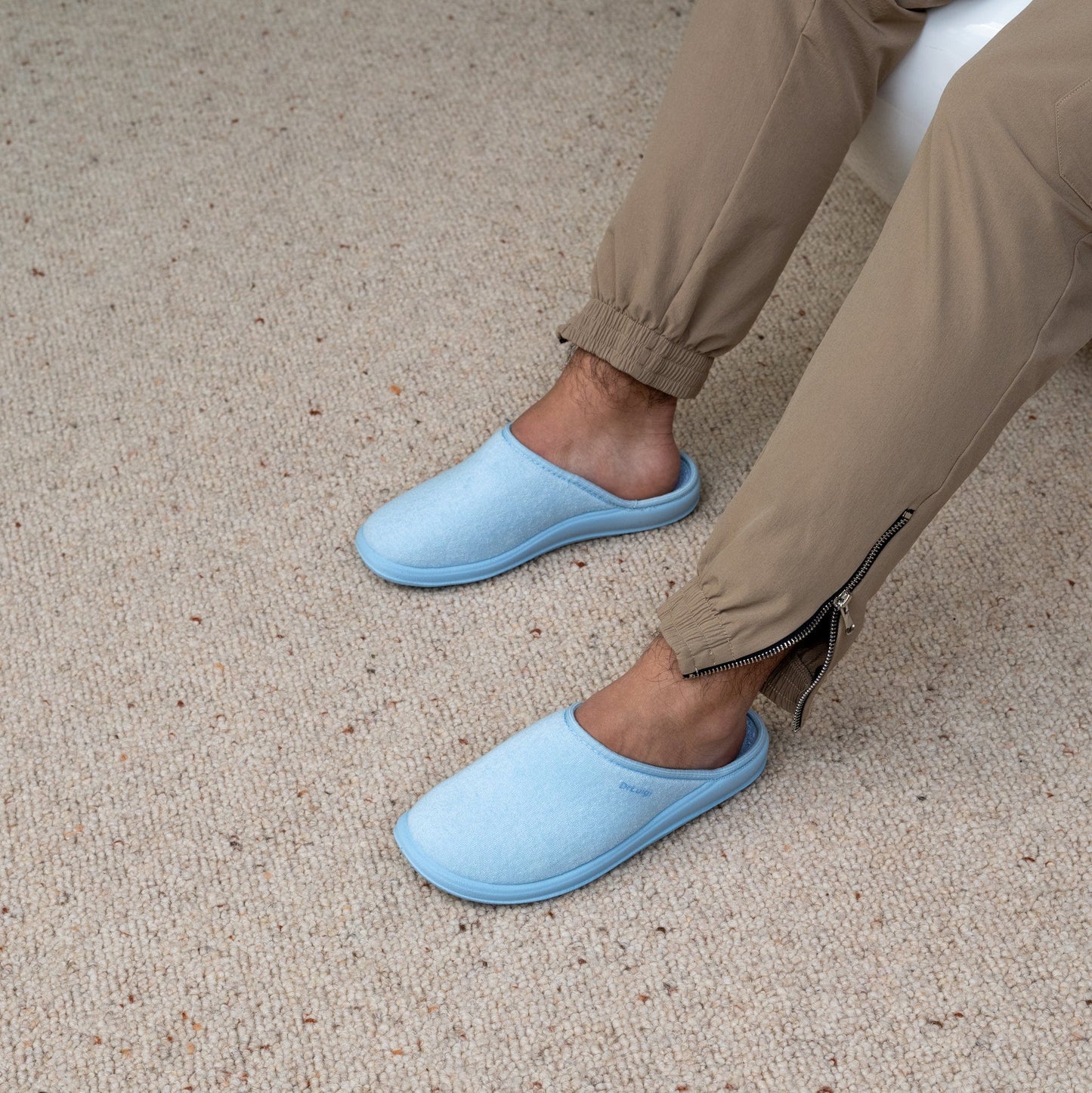 DRLUIGI MEDICAL FOOTWEAR FOR MEN PU-01-01-TF - BABY BLUE