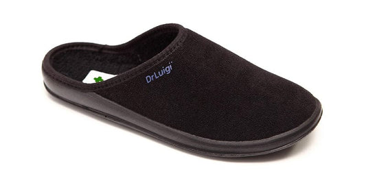 DRLUIGI MEDICAL FOOTWEAR FOR MEN PU-01-01-TF - BLACK