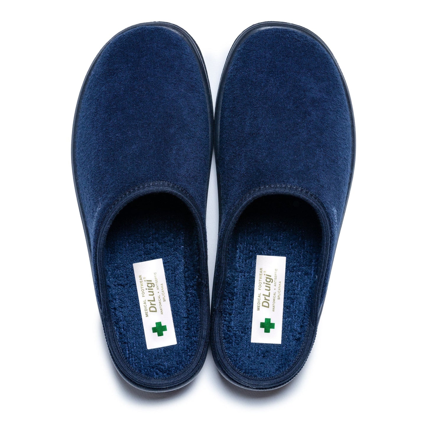 DRLUIGI MEDICAL FOOTWEAR FOR MEN PU-01-01-TF - NAVY BLUE