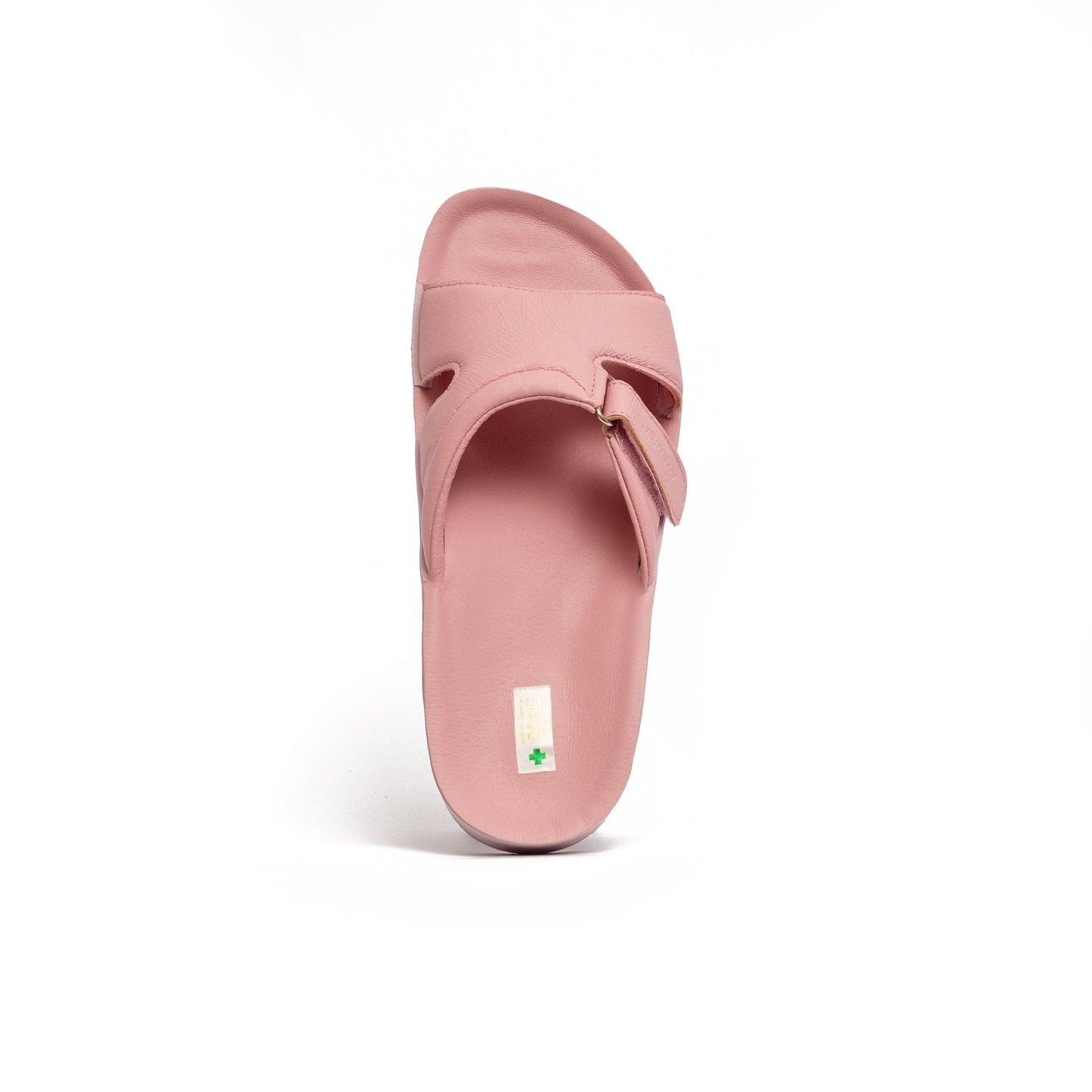 DRLUIGI MEDICAL LEATHER SLIDES SANDALS FOR WOMEN PU-02-20-KS - PINK