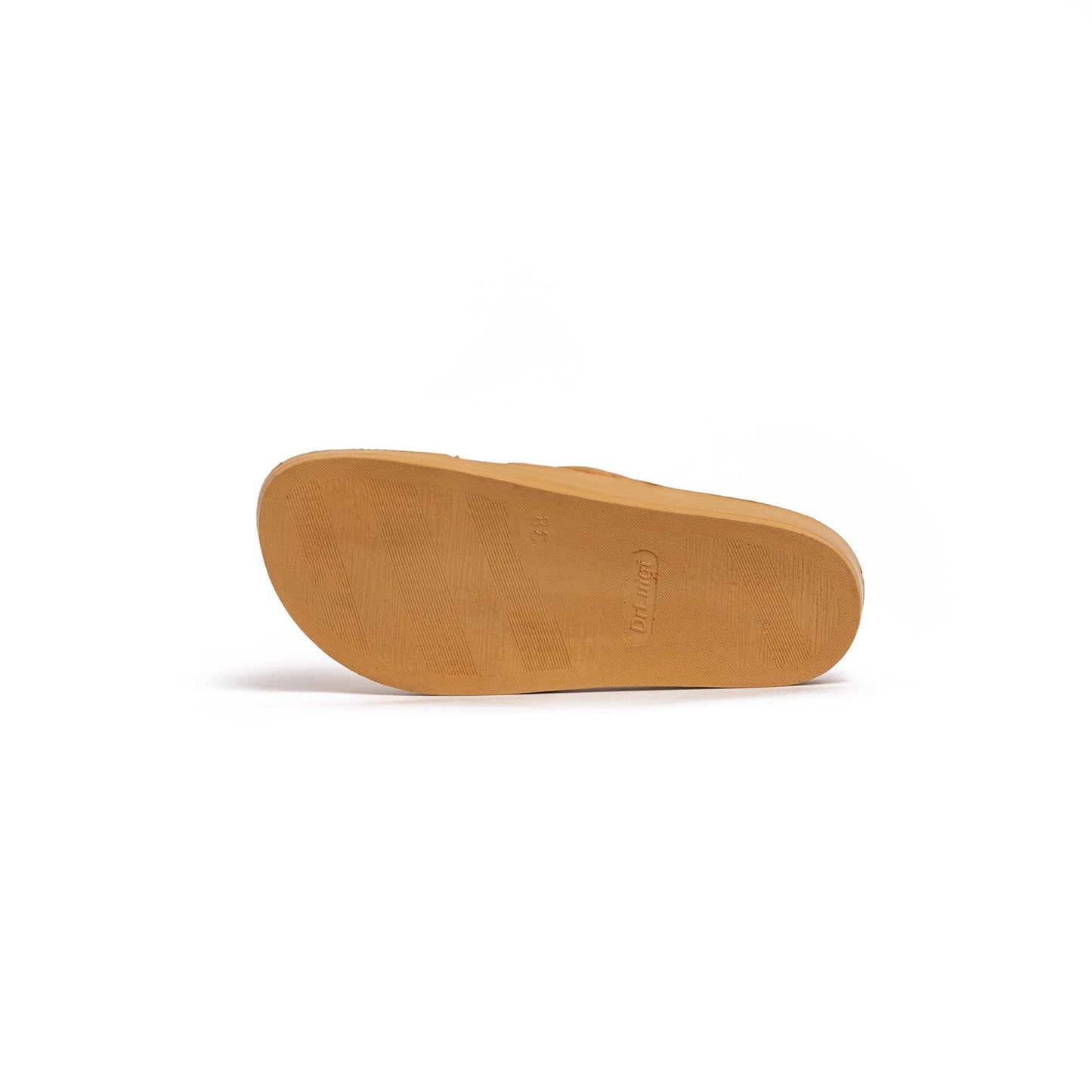 DRLUIGI MEDICAL LEATHER SLIDES SANDALS FOR WOMEN PU-02-20-KS - BEIGE
