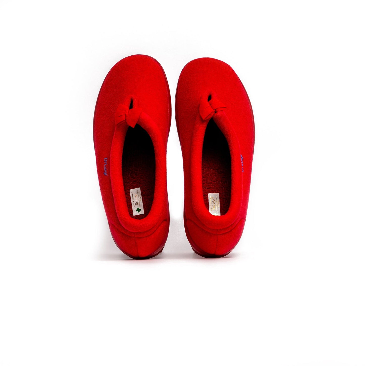 DRLUIGI COZY AND WARM MEDICAL FOOTWEAR FOR WOMEN PU-01-02-TP - RED