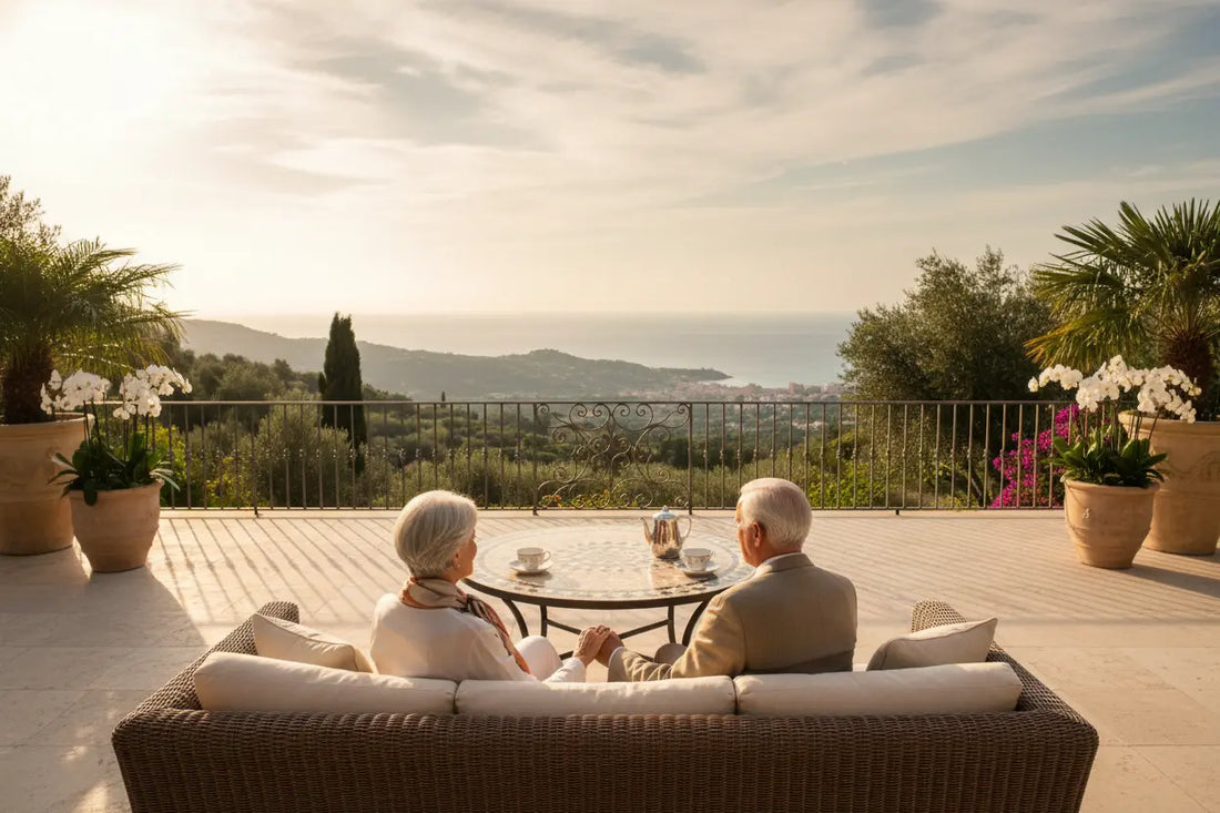elderly couple