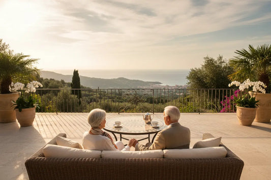 elderly couple