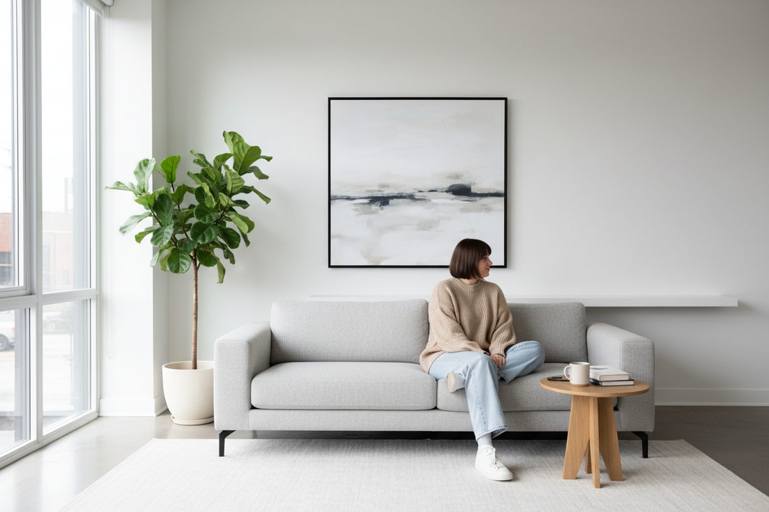 person relaxing at home after long shift