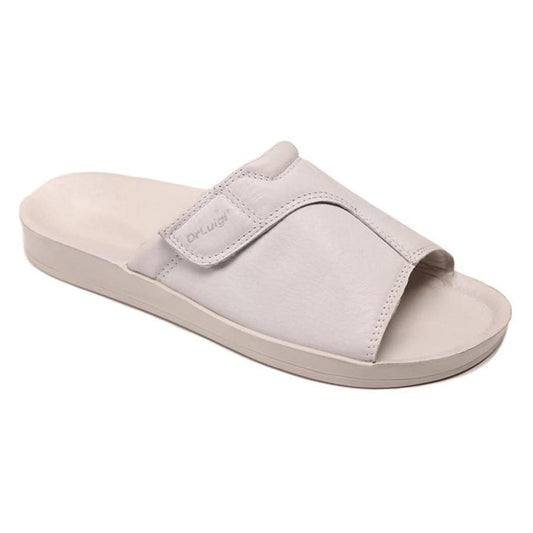DrLuigi® Orthopädische Sandalen für Herren – Bequeme medizinische Schuhe aus weißem Leder