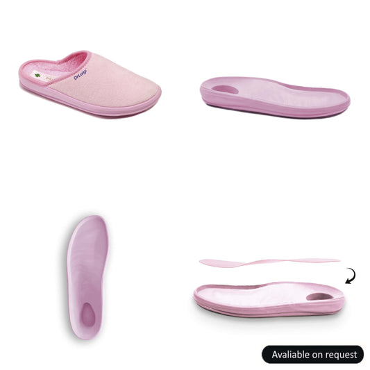 DrLuigi® Heel Pain Relief Shoes - Plantar Fasciitis Support - All-Day Comfort - Pink