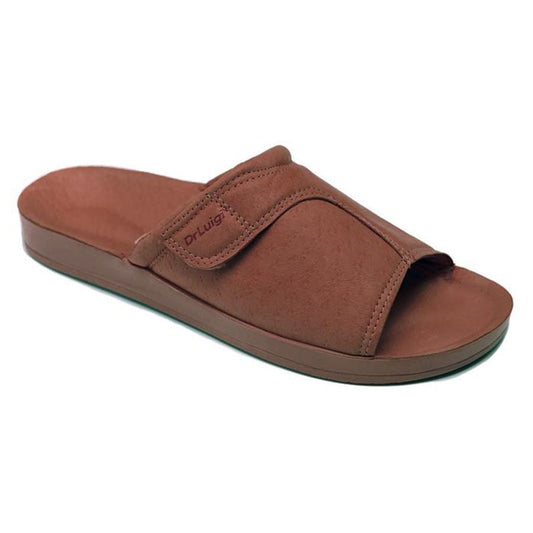 DrLuigi® Orthopädische Sandalen für Herren – Bequeme medizinische Schuhe aus braunem Leder