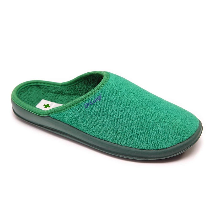 DrLuigi® Orthopädische Hausschuhe für Herren – Bequeme medizinische Schuhe Grün