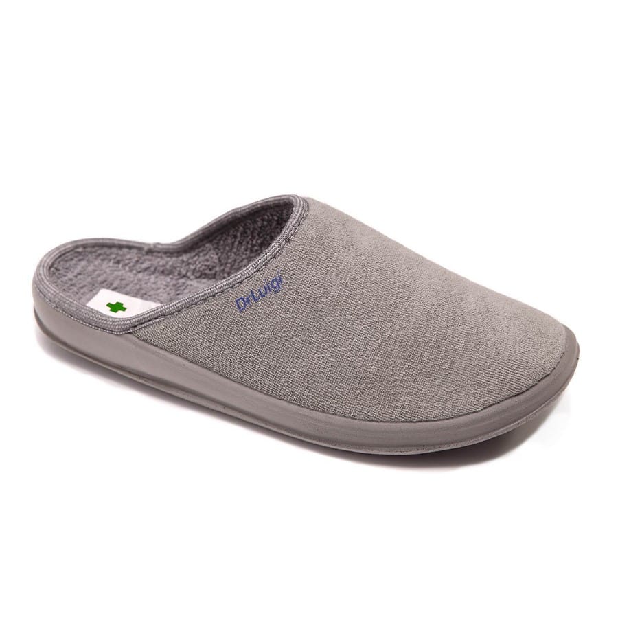 DrLuigi® Orthopädische Hausschuhe für Damen - Bequeme medizinische Fußbekleidung Grau