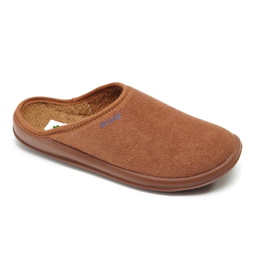 DrLuigi® Orthopädische Hausschuhe für Herren – Bequeme medizinische Schuhe Braun