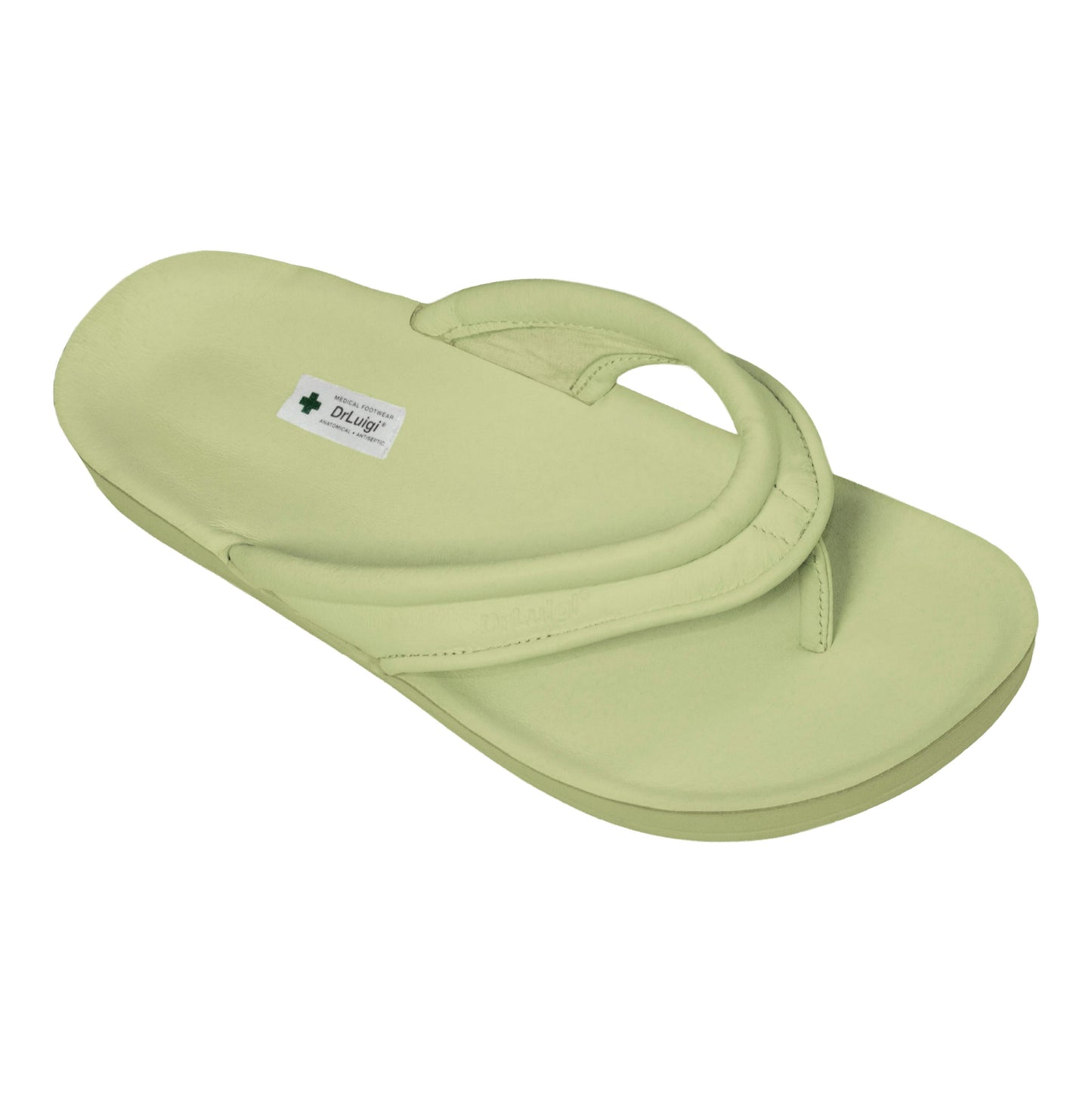 DrLuigi® Orthopädische Flip-Flops für Damen – Bequemes medizinisches Schuhwerk aus Minzleder