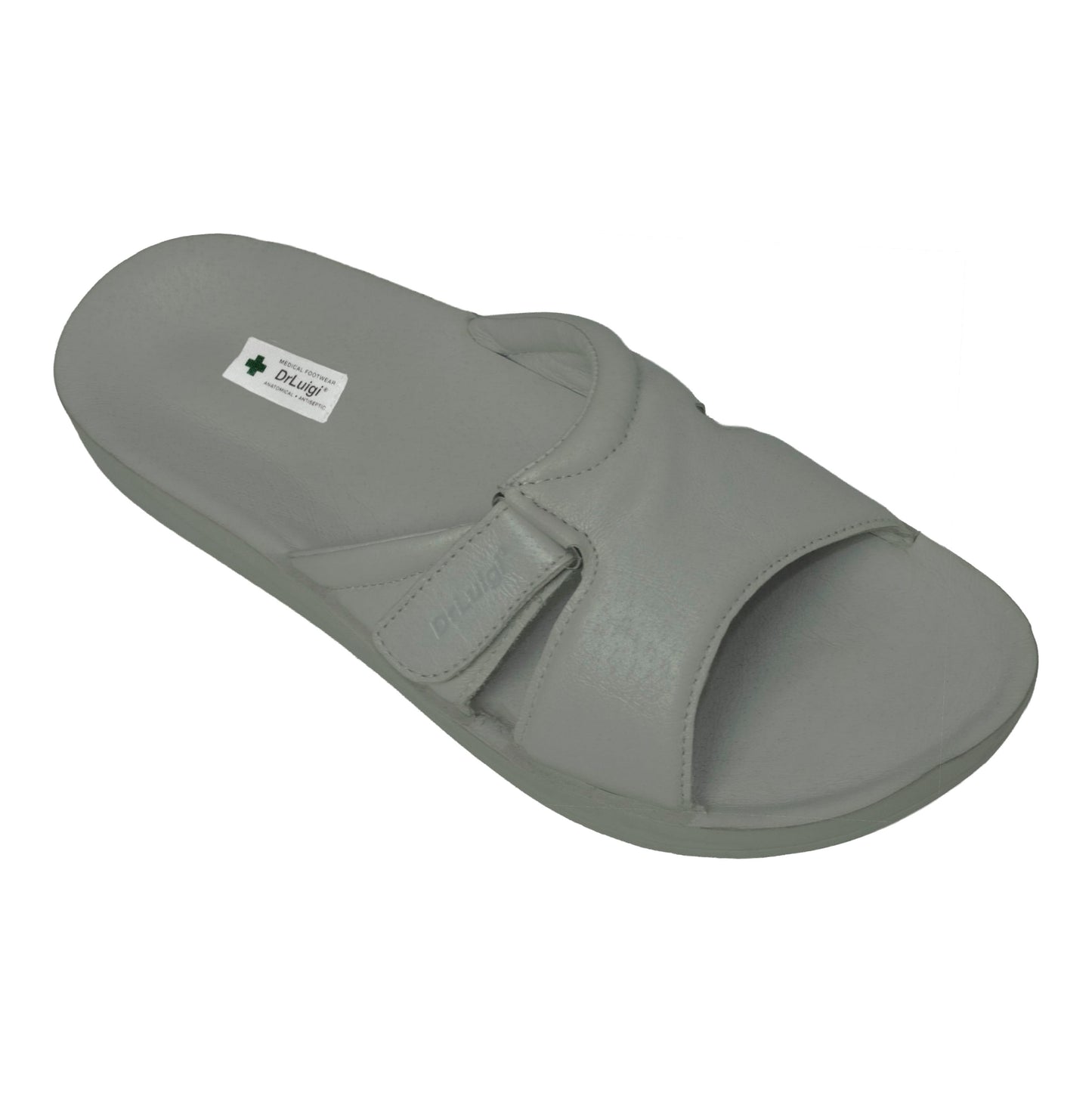DrLuigi® Orthopädische Sandalen für Damen – Bequeme medizinische Schuhe aus grauem Leder