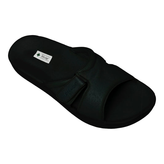 DrLuigi® Orthopädische Sandalen für Damen – Bequeme medizinische Fußbekleidung Schwarzes Leder