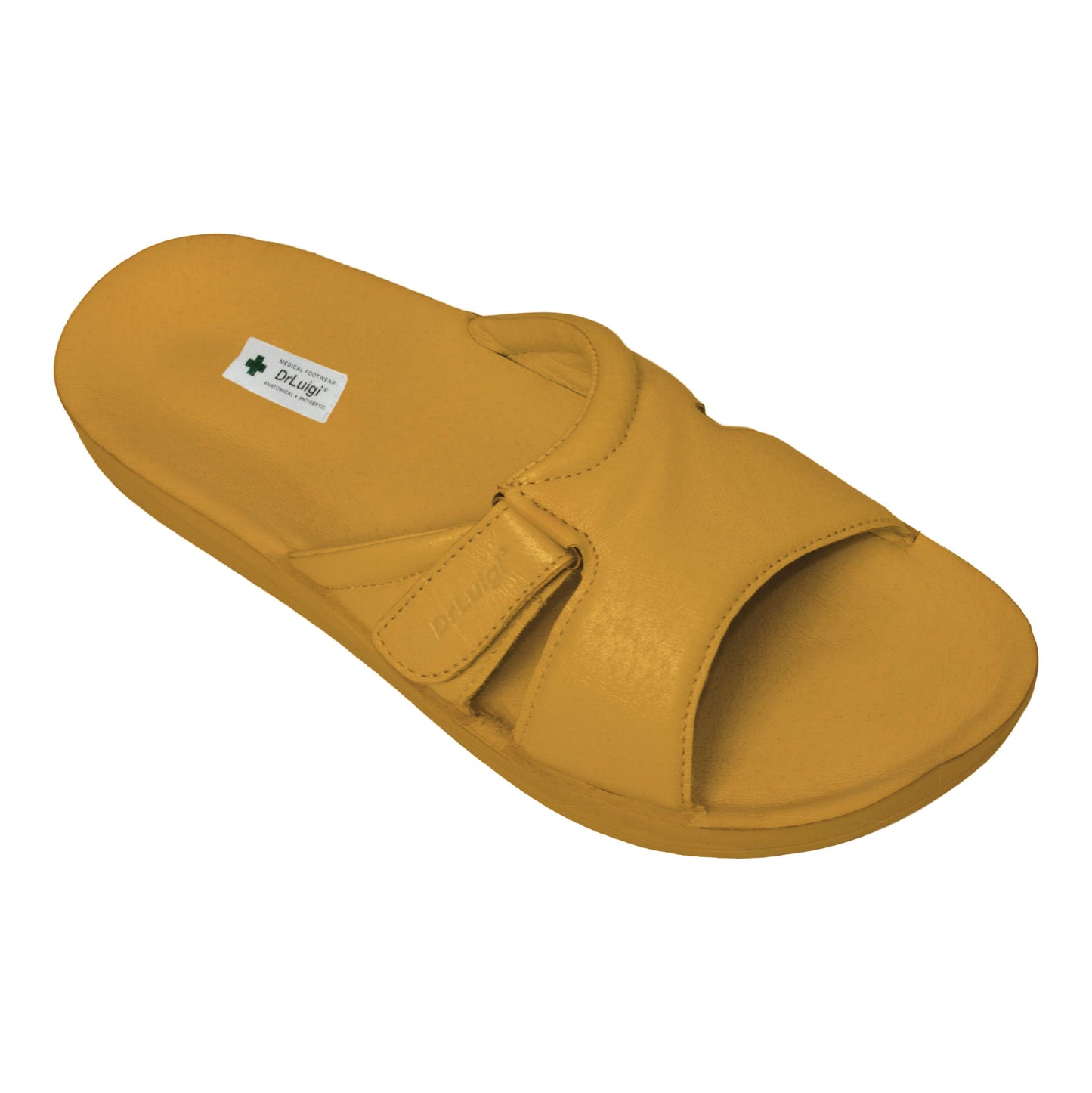 DrLuigi® Orthopädische Sandalen für Damen – Bequemes medizinisches Schuhwerk aus beigem Leder